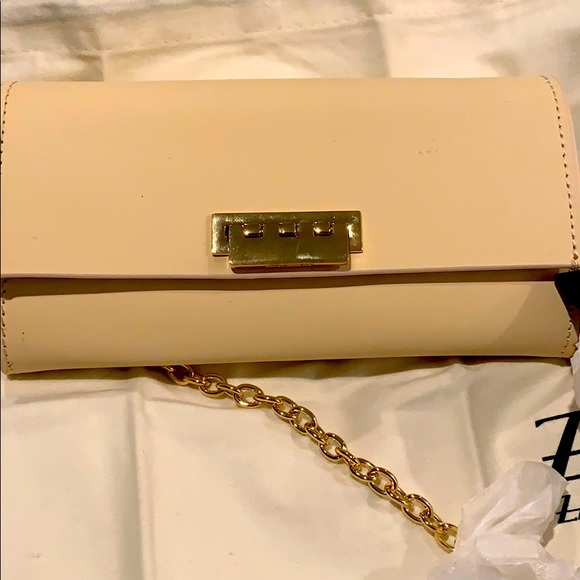 Zac Zac posen earths leather Wallet on a chain new with tag and dust bag - Picture 2 of 11